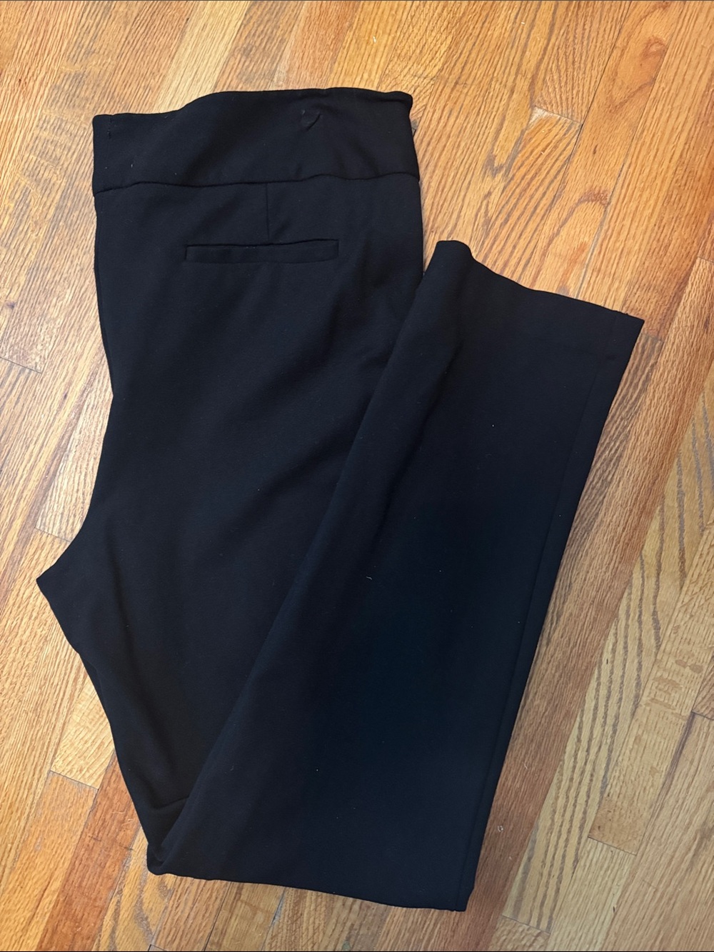 Vince Camuto Black Straight-Leg Ponte Pants
